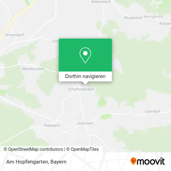 Am Hopfengarten Karte