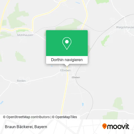 Braun Bäckerei Karte