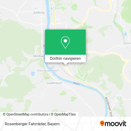 Rosenberger Fahrräder Karte