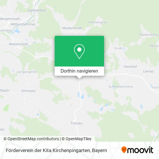 Förderverein der Kita Kirchenpingarten Karte