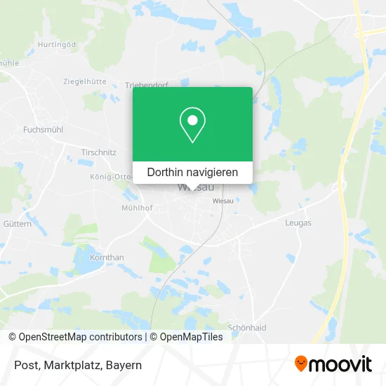 Post, Marktplatz Karte