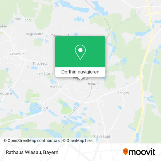 Rathaus Wiesau Karte