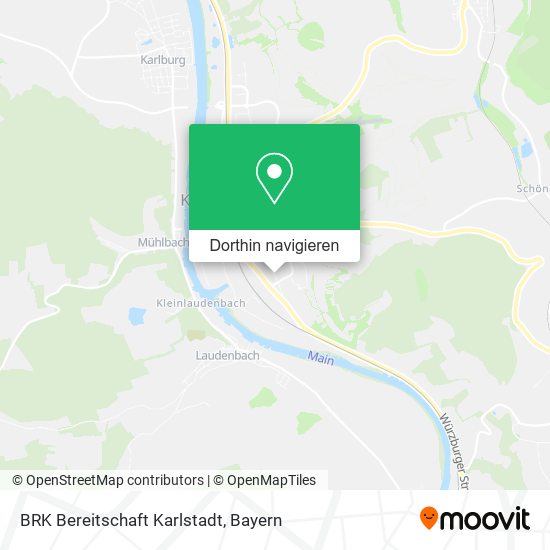 BRK Bereitschaft Karlstadt Karte