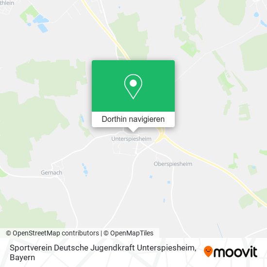 Sportverein Deutsche Jugendkraft Unterspiesheim Karte