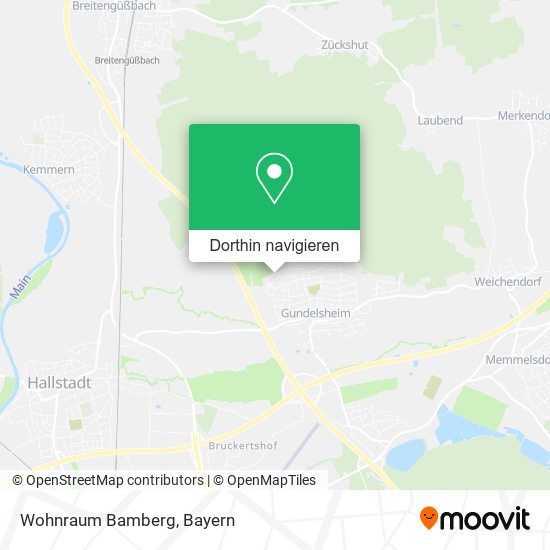 Wohnraum Bamberg Karte