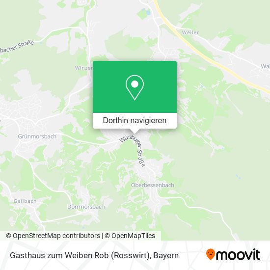 Gasthaus zum Weiben Rob (Rosswirt) Karte