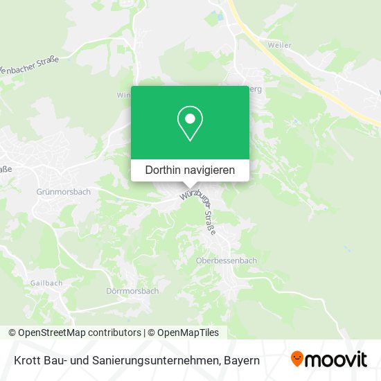 Krott Bau- und Sanierungsunternehmen Karte