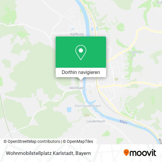 Wohnmobilstellplatz Karlstadt Karte