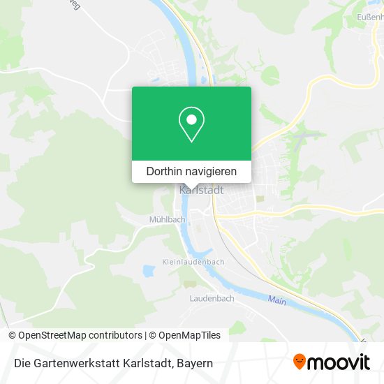 Die Gartenwerkstatt Karlstadt Karte