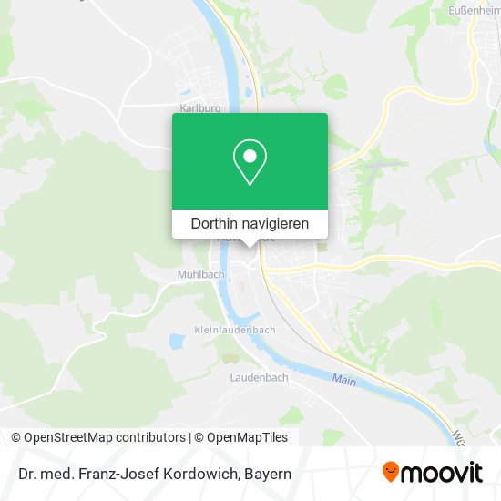 Dr. med. Franz-Josef Kordowich Karte