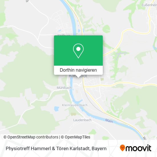 Physiotreff Hammerl & Tören Karlstadt Karte