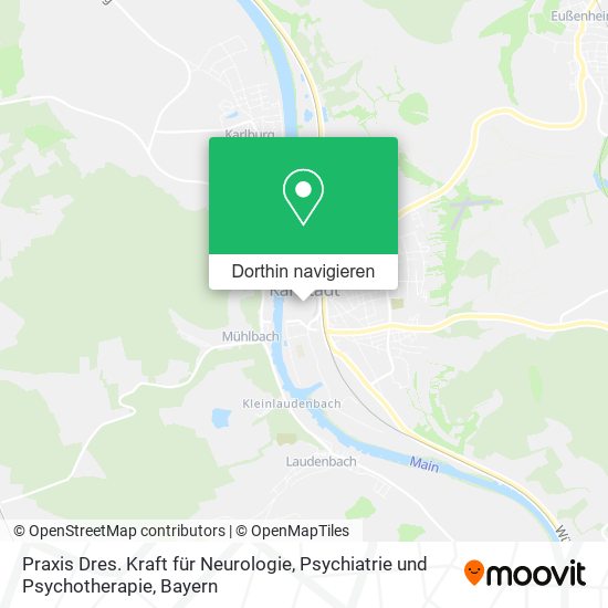 Praxis Dres. Kraft für Neurologie, Psychiatrie und Psychotherapie Karte