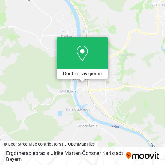 Ergotherapiepraxis Ulrike Marten-Öchsner Karlstadt Karte