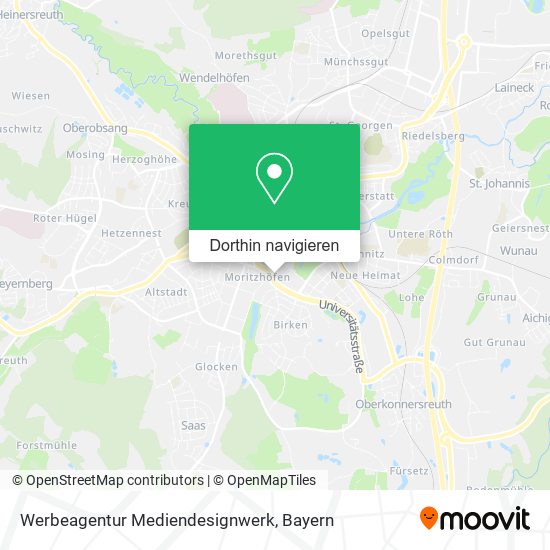 Werbeagentur Mediendesignwerk Karte