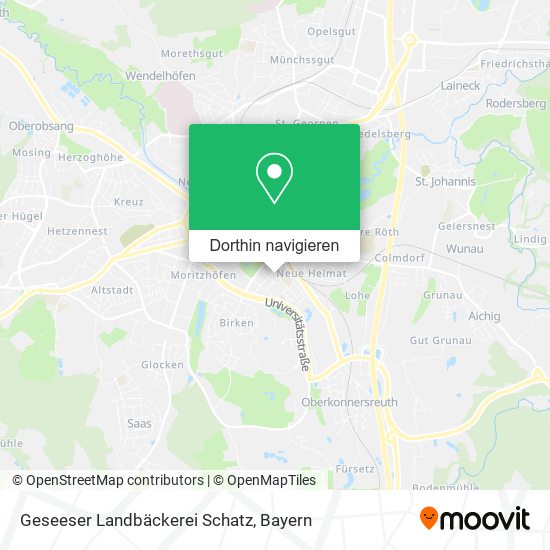 Geseeser Landbäckerei Schatz Karte
