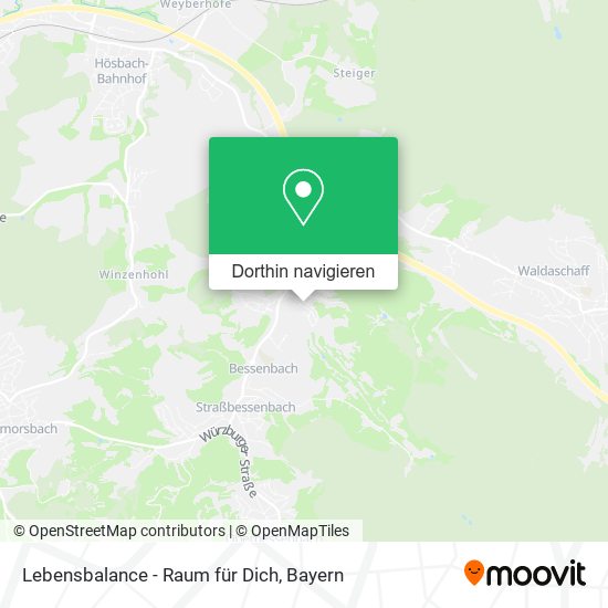 Lebensbalance - Raum für Dich Karte