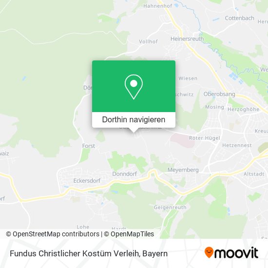 Fundus Christlicher Kostüm Verleih Karte