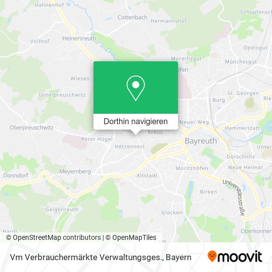 Vm Verbrauchermärkte Verwaltungsges. Karte