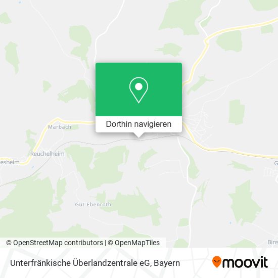 Unterfränkische Überlandzentrale eG Karte