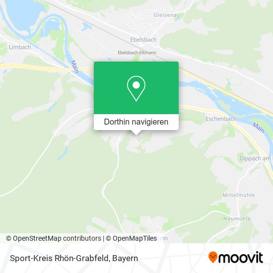 Sport-Kreis Rhön-Grabfeld Karte