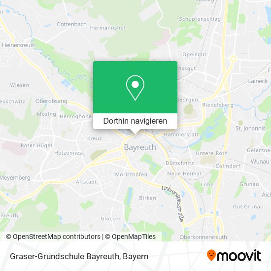 Graser-Grundschule Bayreuth Karte