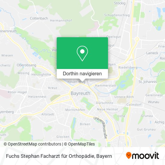 Fuchs Stephan Facharzt für Orthopädie Karte