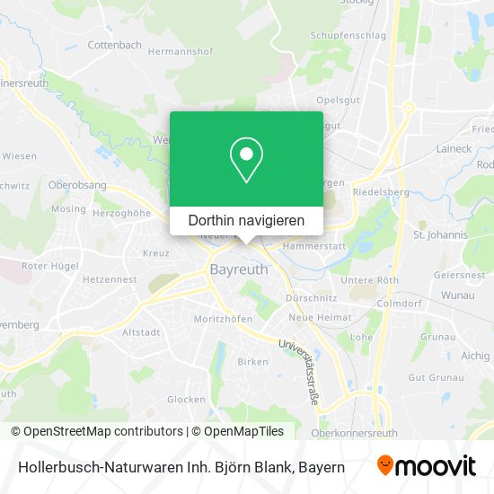 Hollerbusch-Naturwaren Inh. Björn Blank Karte
