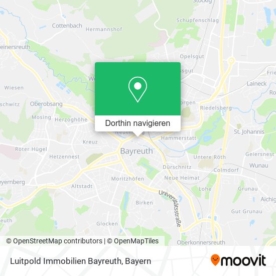 Luitpold Immobilien Bayreuth Karte