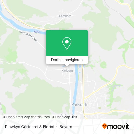 Plawkys Gärtnerei & Floristik Karte