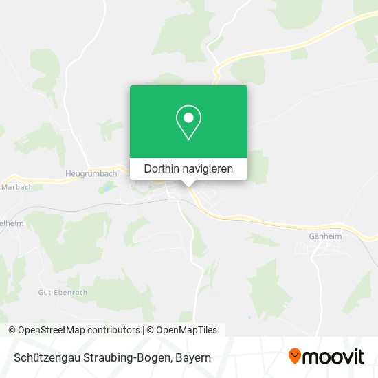 Schützengau Straubing-Bogen Karte