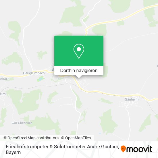 Friedhofstrompeter & Solotrompeter Andre Günther Karte