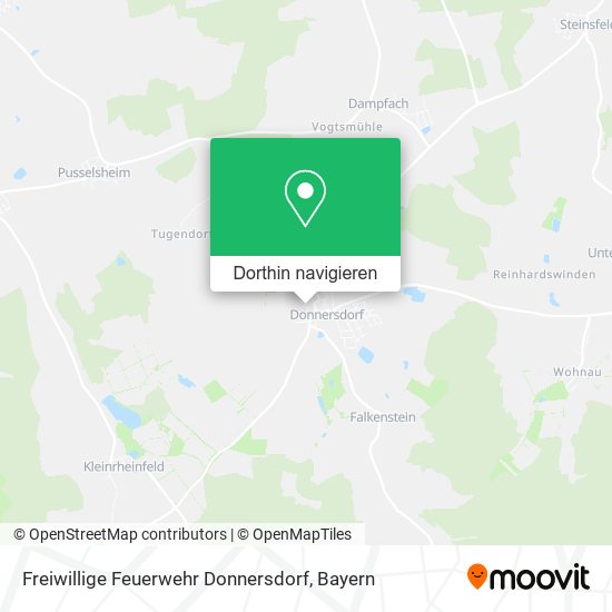 Freiwillige Feuerwehr Donnersdorf Karte