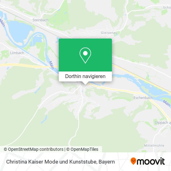Christina Kaiser Mode und Kunststube Karte