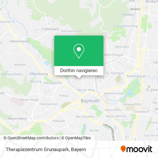 Therapiezentrum Grunaupark Karte