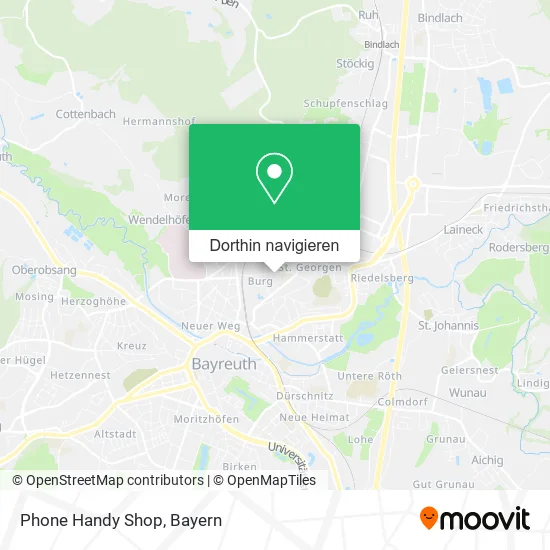 Phone Handy Shop Karte