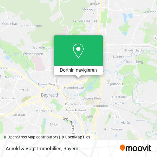 Arnold & Vogt Immobilien Karte