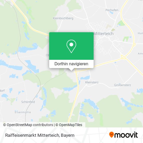 Raiffeisenmarkt Mitterteich Karte
