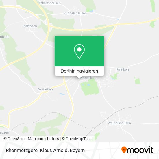 Rhönmetzgerei Klaus Arnold Karte