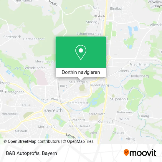 B&B Autoprofis Karte