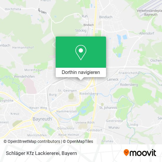 Schläger Kfz Lackiererei Karte