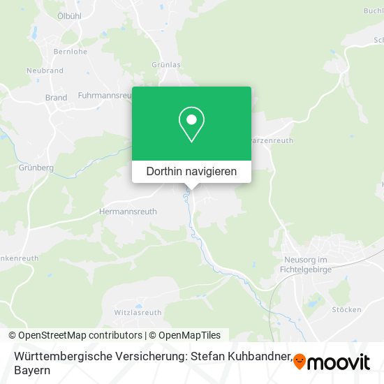 Württembergische Versicherung: Stefan Kuhbandner Karte