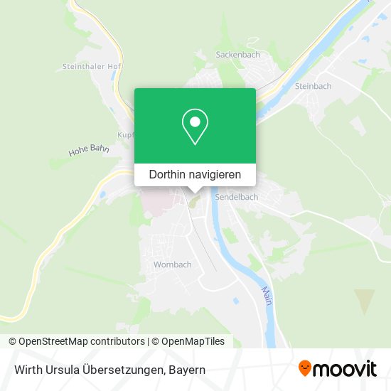 Wirth Ursula Übersetzungen Karte