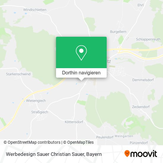 Werbedesign Sauer Christian Sauer Karte