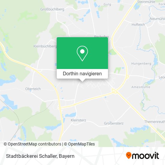 Stadtbäckerei Schaller Karte