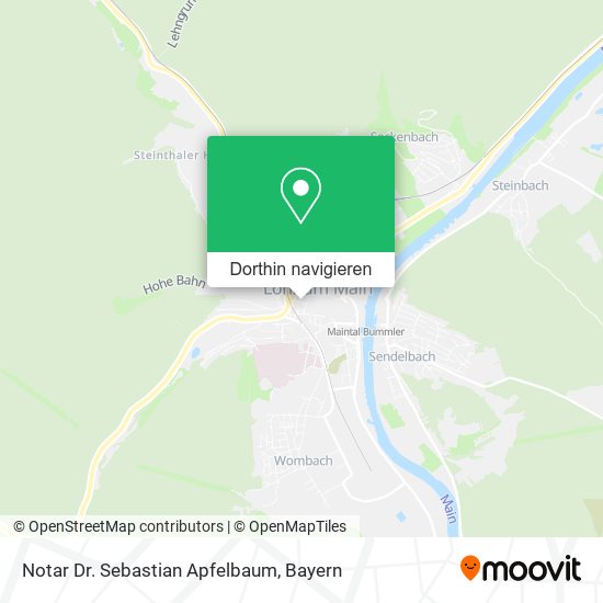 Notar Dr. Sebastian Apfelbaum Karte