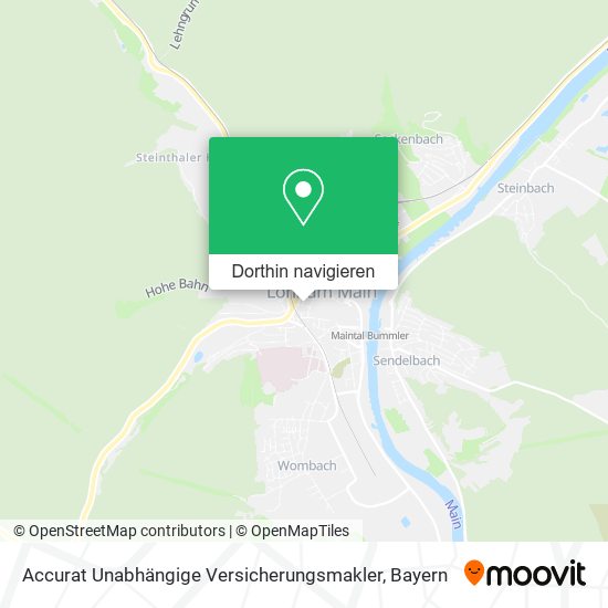 Accurat Unabhängige Versicherungsmakler Karte