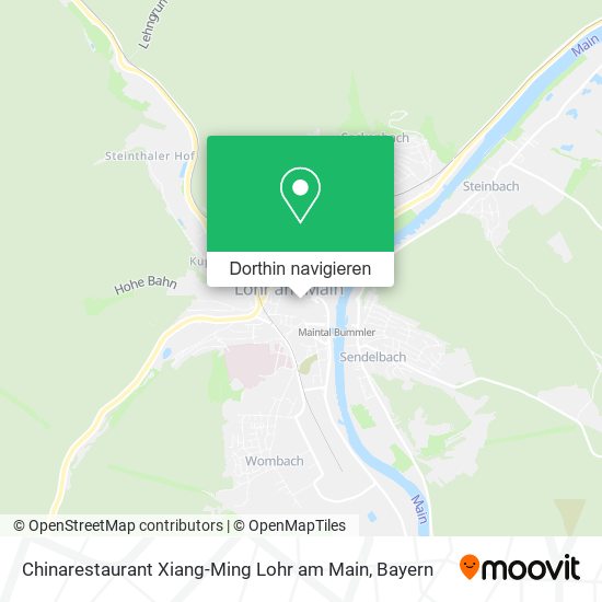 Chinarestaurant Xiang-Ming Lohr am Main Karte