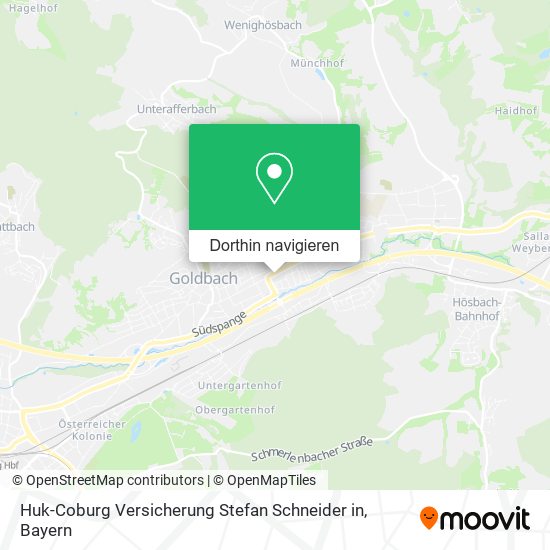 Huk-Coburg Versicherung Stefan Schneider in Karte