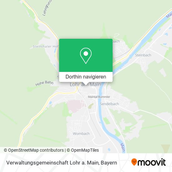 Verwaltungsgemeinschaft Lohr a. Main Karte