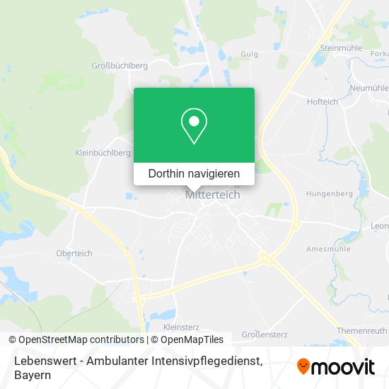 Lebenswert - Ambulanter Intensivpflegedienst Karte